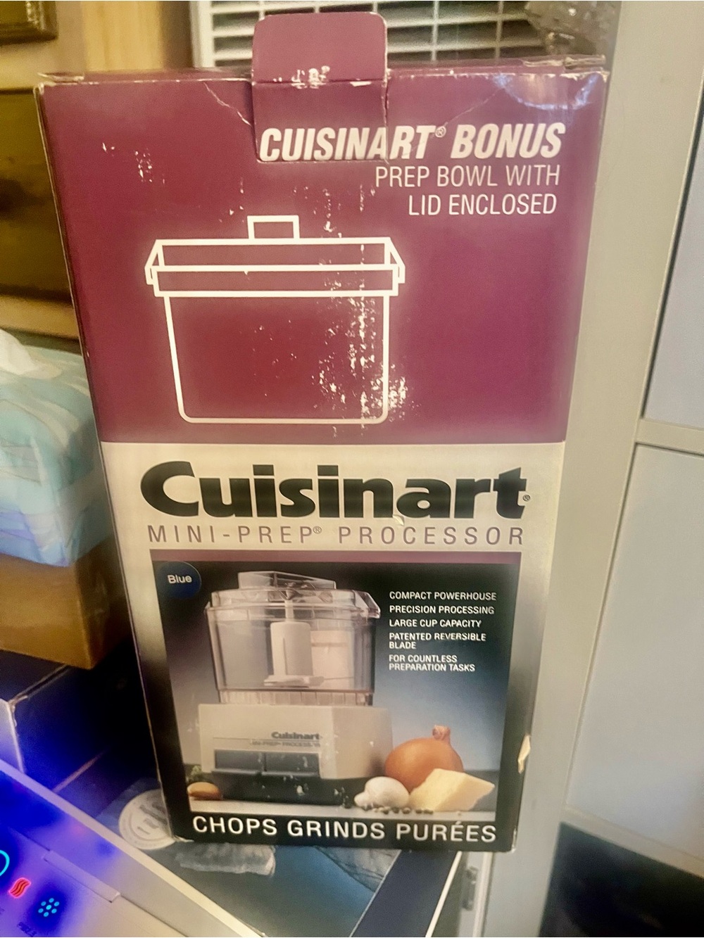 vintage Cuisinart Mini-Prep Processor, model DLC-1. 1992-1996 New in Box